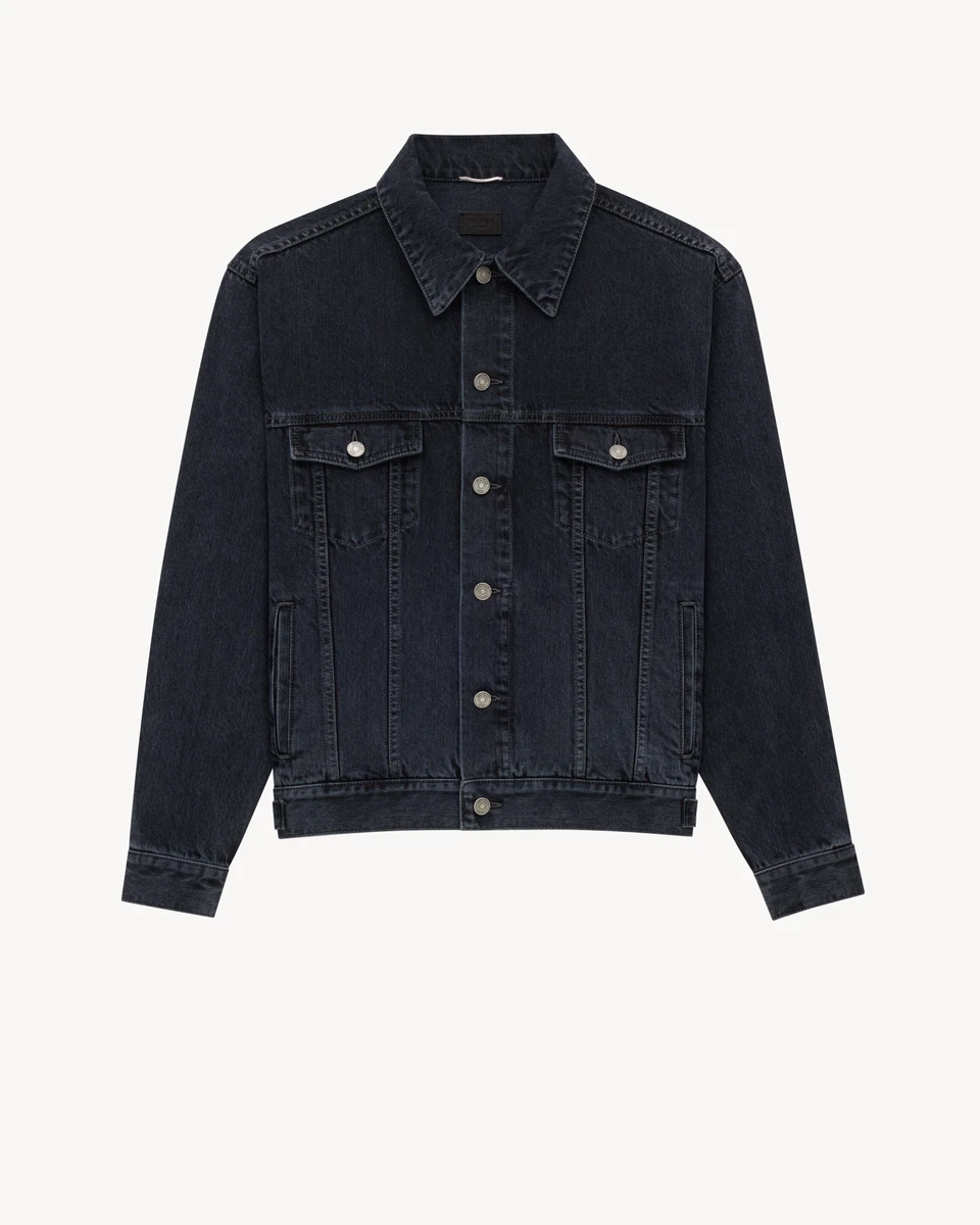 Veste en denim french black