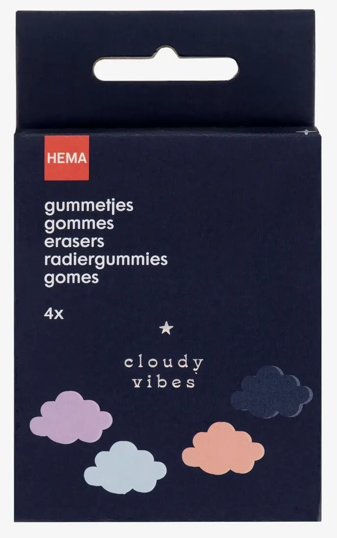4 gommes nuage