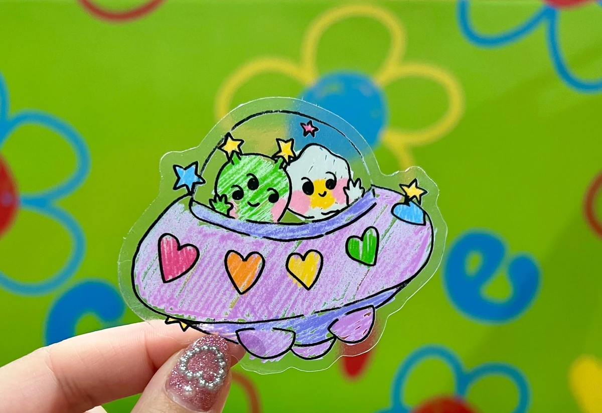 Vroom Vroom Clear Sticker