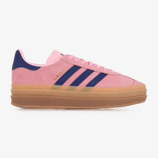 ADIDAS ORIGINALS GAZELLE BOLD ROSE/BLEU - SNEAKERS FEMME | Courir.com