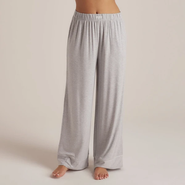 Pantalon de Pyjama en Modal - Gris Chiné