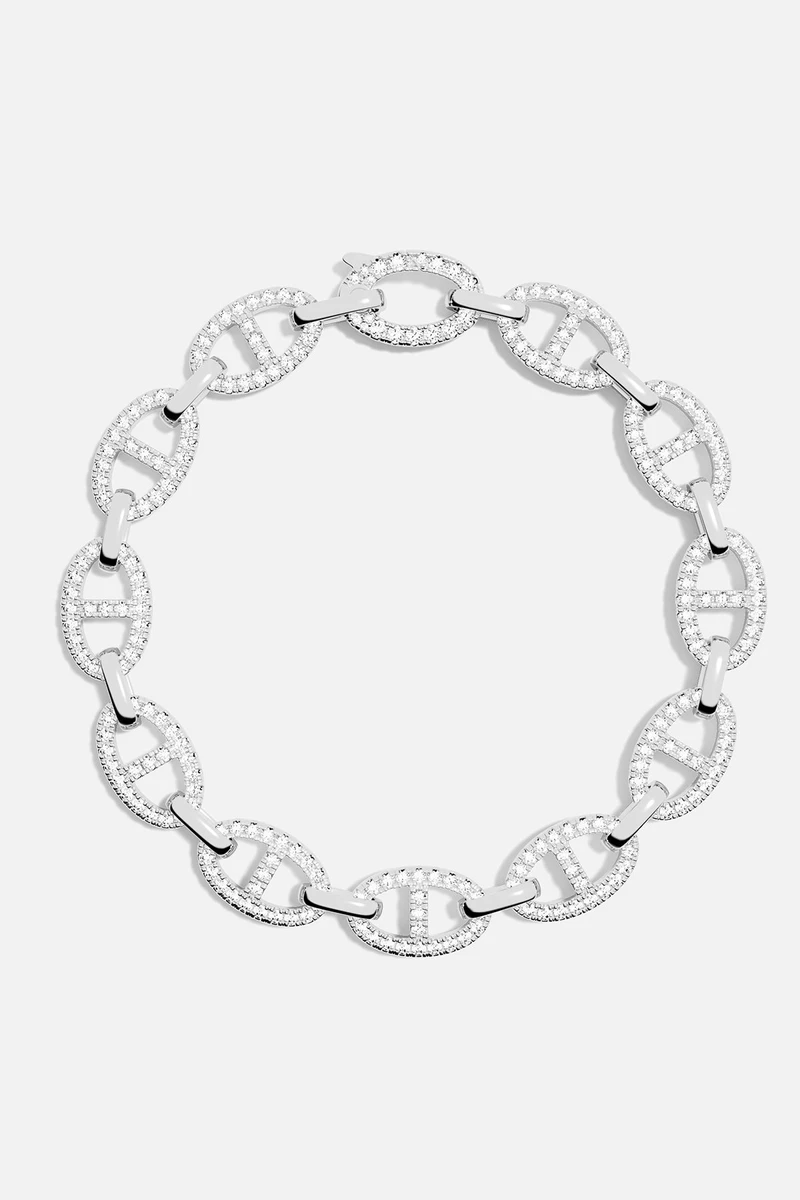 Bracelet Chaîne Maille Marine