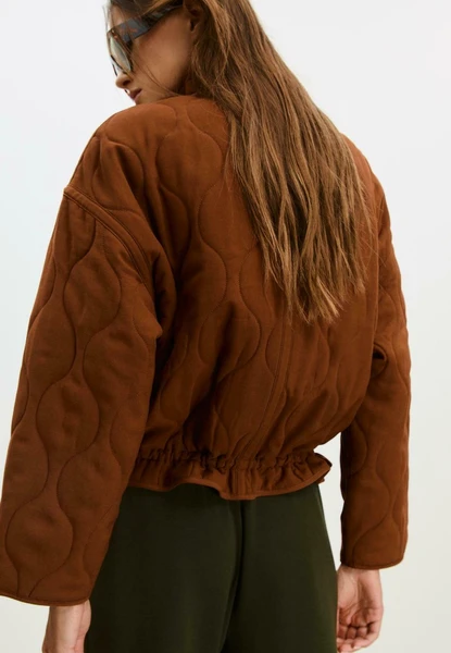 PUFFER - Veste mi-saison - camel