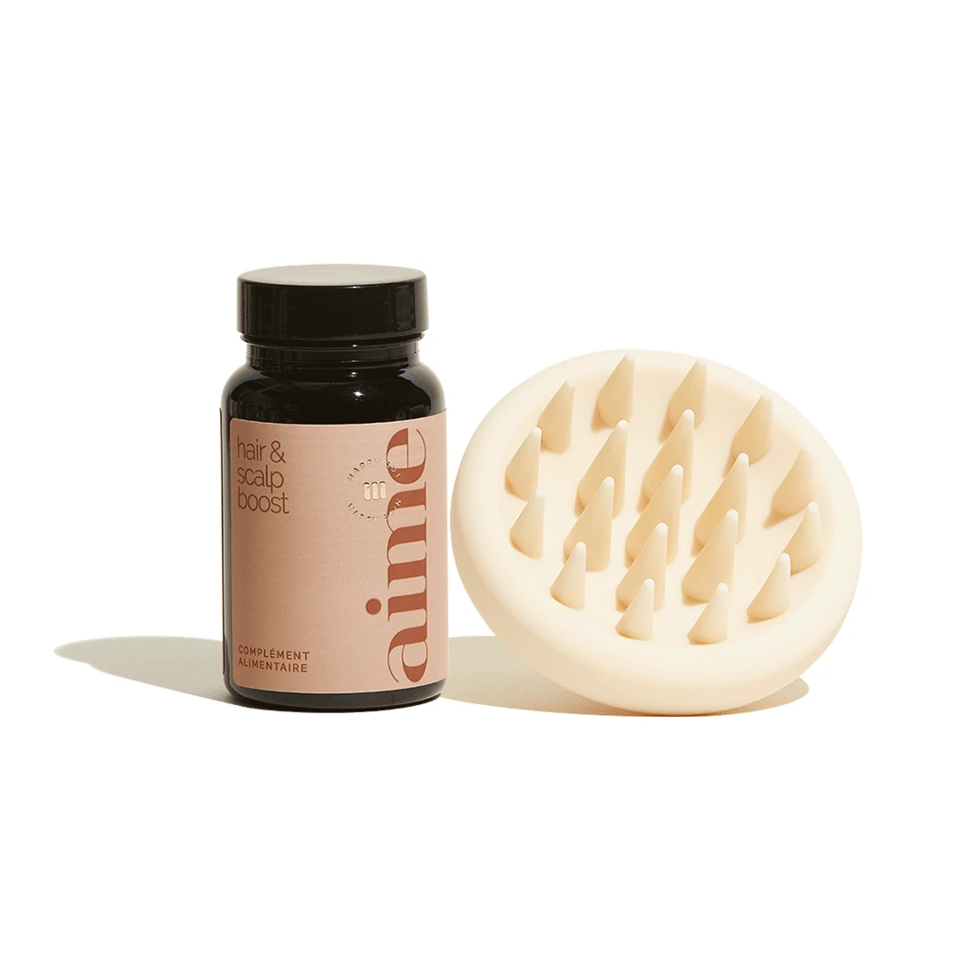 Kit Cheveux, Brosse et Hair & Scalp Boost - Aime