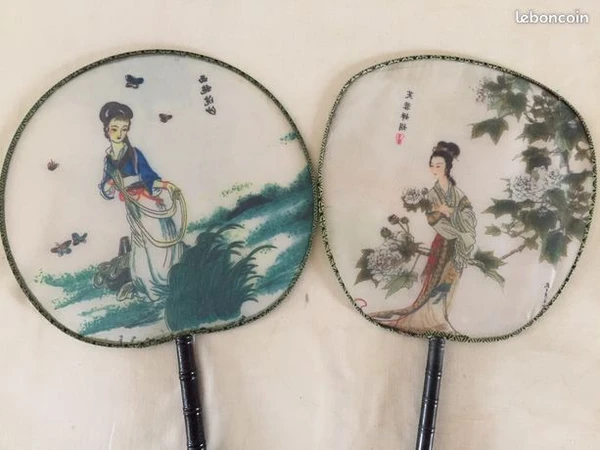 4 éventails sino japonais