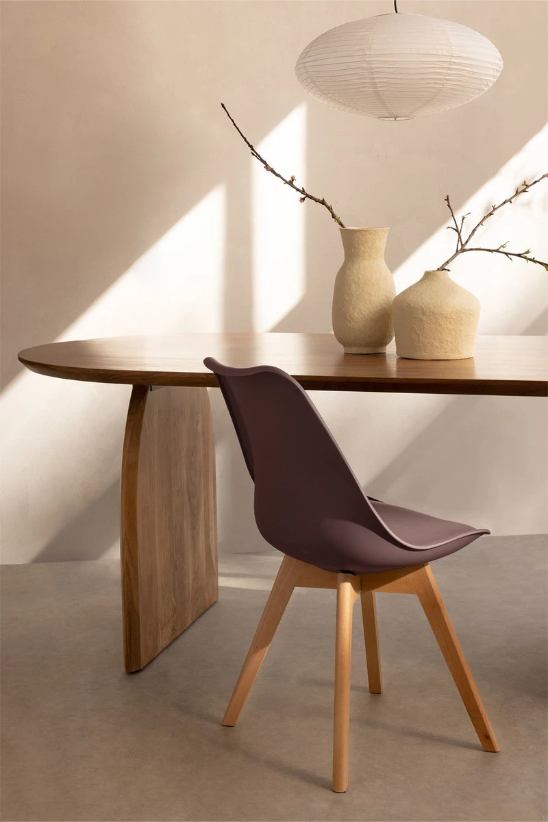 Pack de 4 chaises de salle à manger nordiques