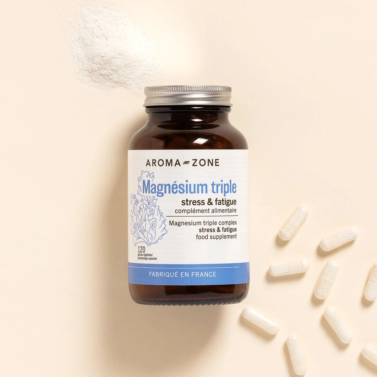 Magnésium triple 120 gélules - Complément alimentaire