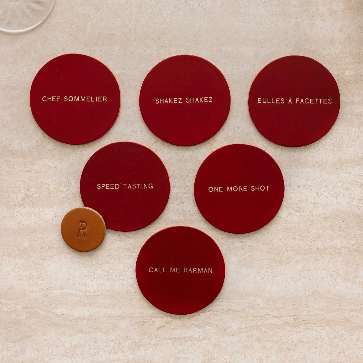 Beer Pong en cuir – Jeu apéro original made in France – Idée cadeau apéro entre amis