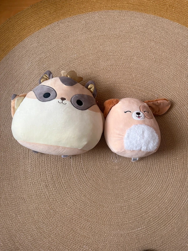 2 peluches squishmallows