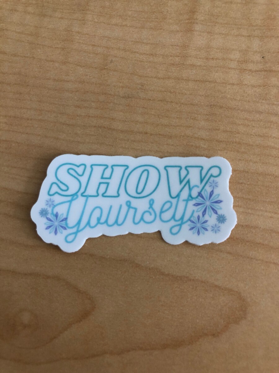 Montrez-vous autocollant