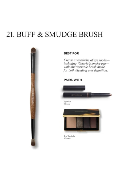 Brush collection - 21 buff & smudge No color Victoria beckham - BeautÃ© | Printemps.com