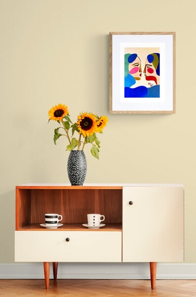 Print 30x40 • Kiss me please