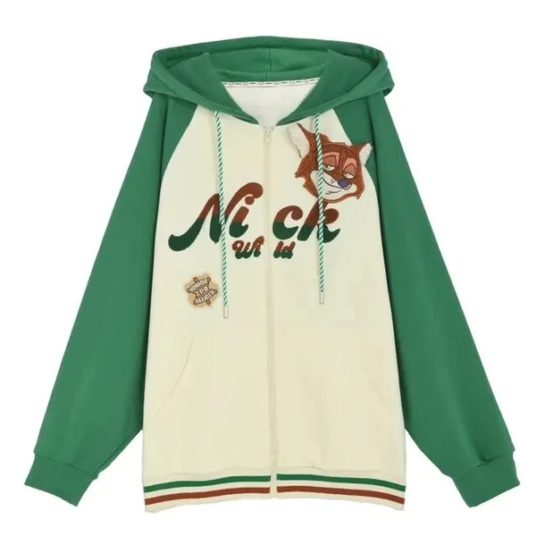 22.34€ 24% de réduction|Manteau à capuche Anime Zootopia pour filles, Judy Hopps Reparing Wilde Girl, veste à capuche Anime, haut Kawaii, cadeau d'anniversaire | AliExpress