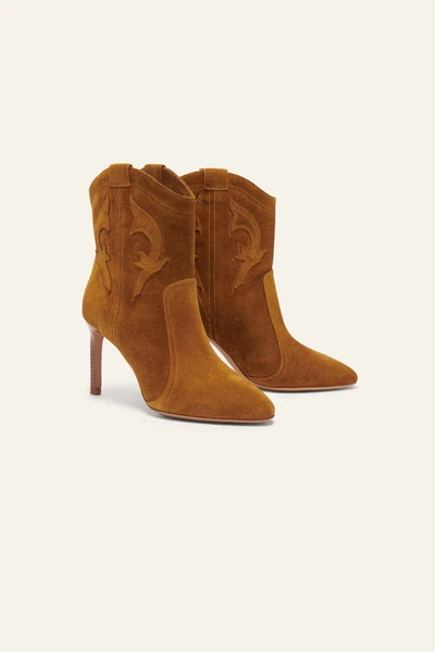 Bottines Santiags Caitlin Ocre // ba&sh FR