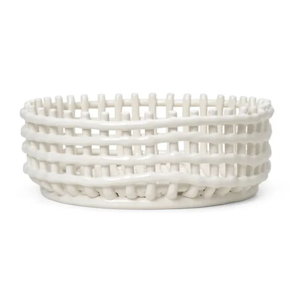Ferm Living - Coupelle à fruit en céramique - Blanc | Smallable