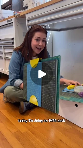 Alyson Hannigan Denisof on Instagram: "The IKEA organization hack I wish I knew about sooner🤩#ikeahack #diycrafts #crafting"