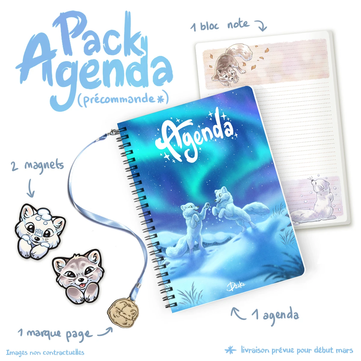 PACK AGENDA • RENARDS POLAIRES