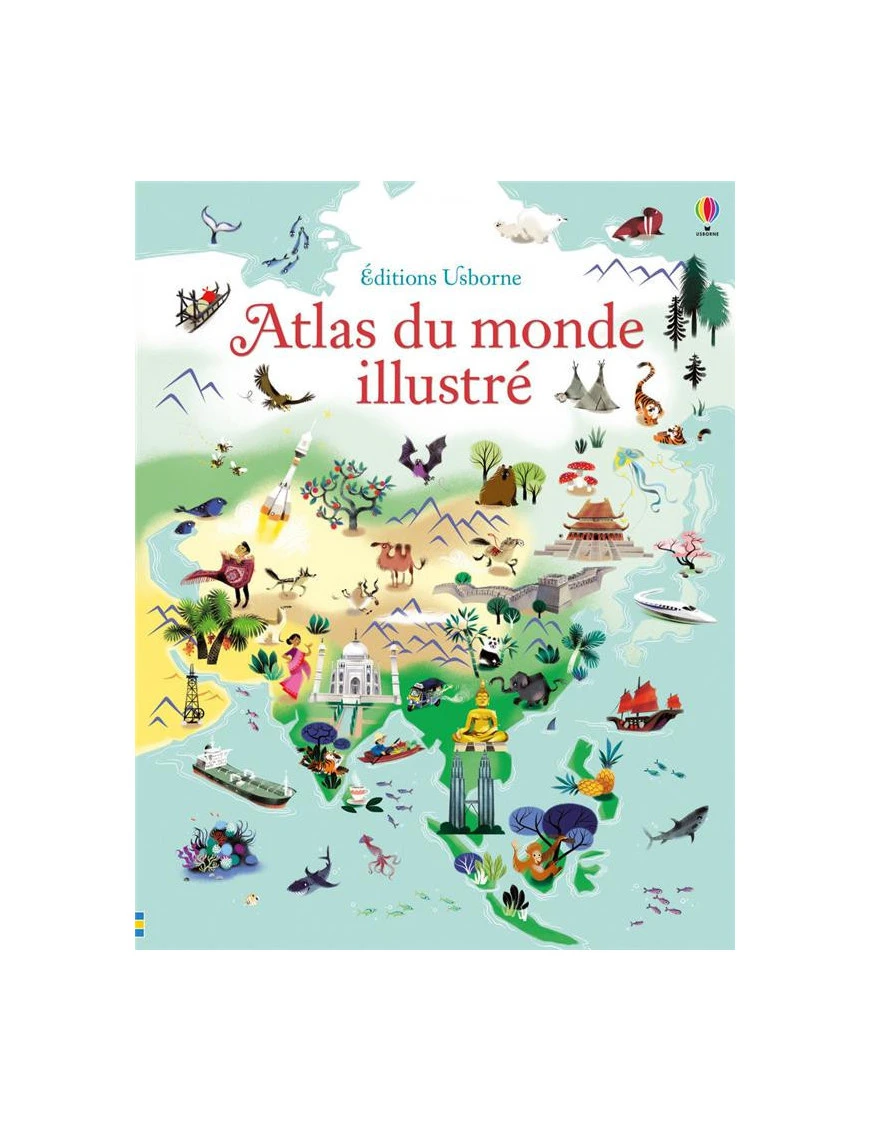 Atlas du Monde illustré - Usborne