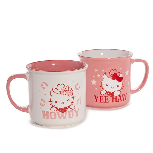 Hello Kitty Lone Star Ceramic Mug Gift Set (Set of 2)