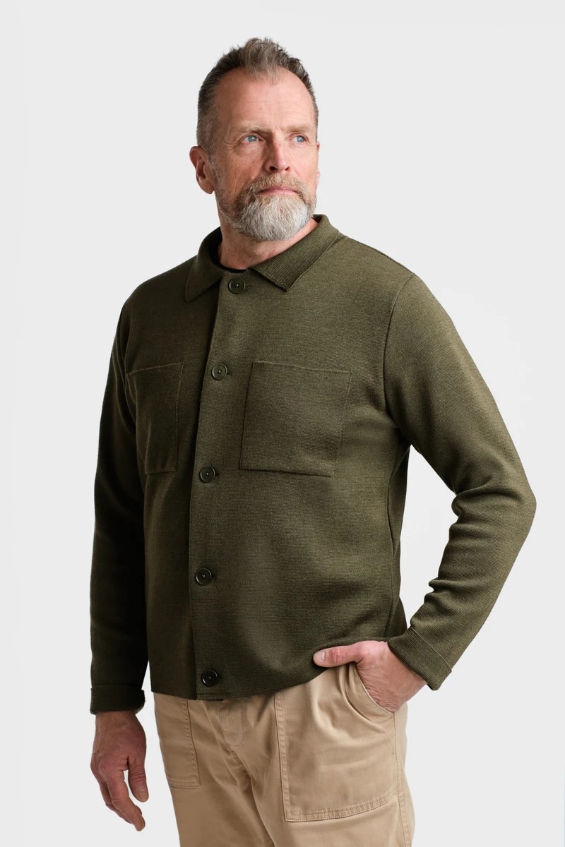 FORTE overshirt, dark olive