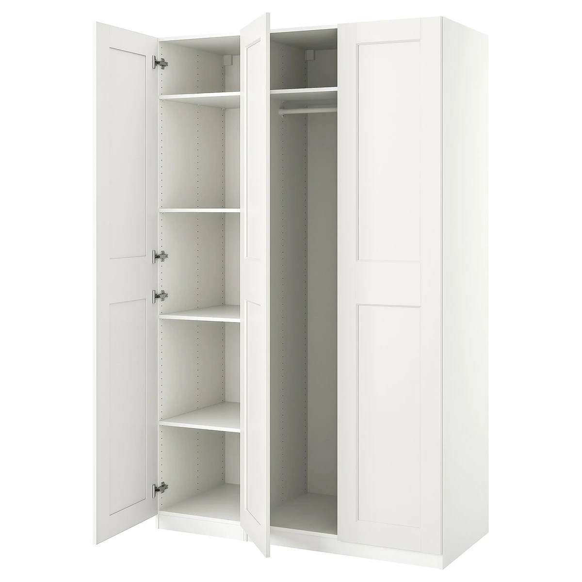 PAX / GRIMO Combinaison armoire - blanc/blanc 150x60x236 cm