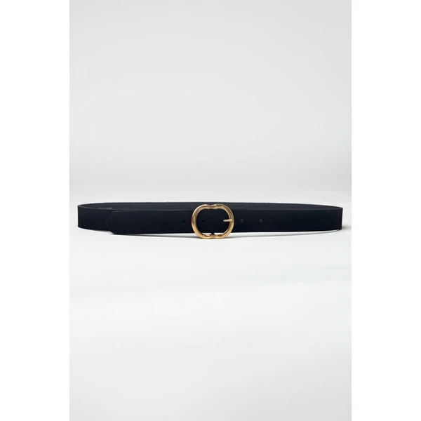 Ceinture unie en daim