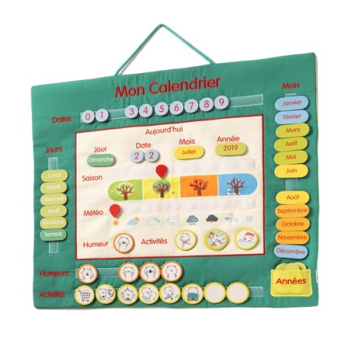 Calendrier en tissu