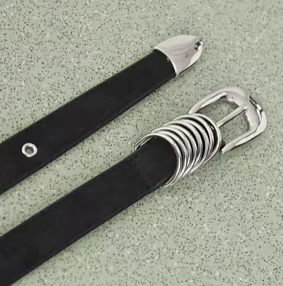 Weekday - Ceinture style western avec boucle en D - Noir