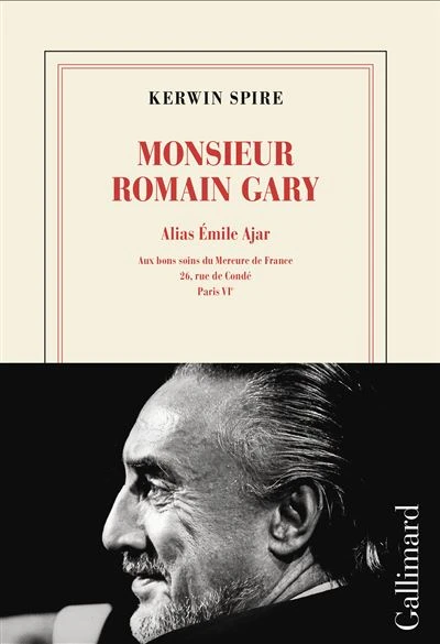 Monsieur Romain Gary - Alias Émile Ajar - Aux bons soins du Mercure de France : 26, rue de Condé, Paris VIe : Monsieur Romain Gary