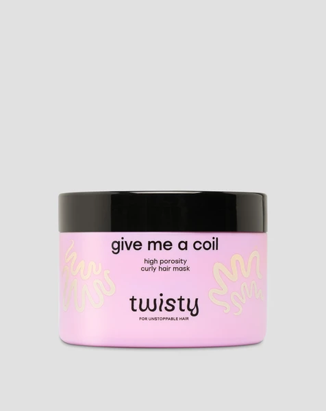 Masque pour cheveux bouclés très poreux au beurre de karité et à l'huile de chanvre - Twisty