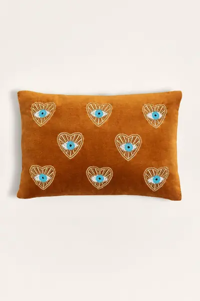 Coussin Rectangulaire en Velours (35x50 cm) Denov