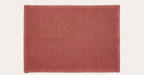 Tapis de bain Erona 100 % coton recyclé terracotta 50 x 70 cm | Kave Home France