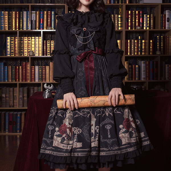 Robe de soirée Lolita JSK, tenue de nuit et rose, style gothique, Vintage, princesse victorienne, sans manches