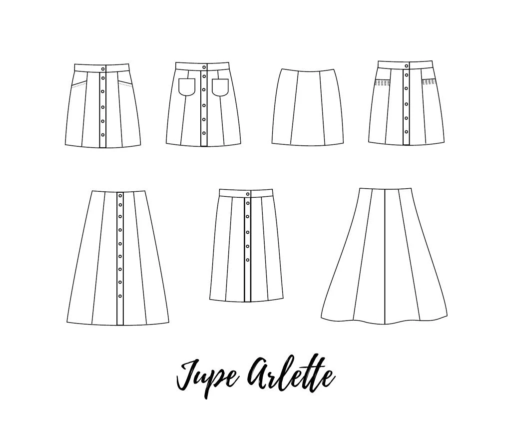 Patron Arlette - Jupe