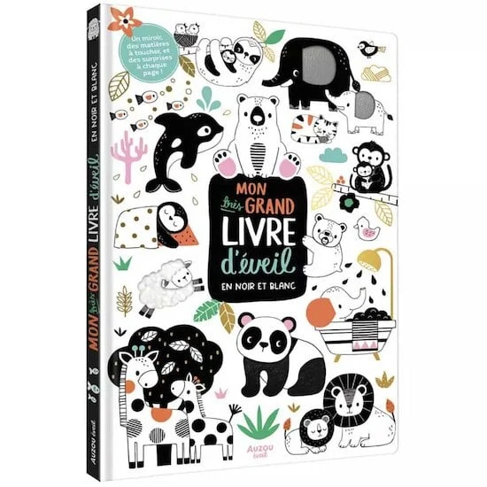 Mon très grand livre d'éveil Noir & Blanc