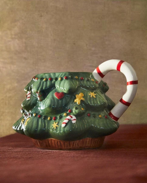 TASSE GRÈS ENFANT SAPIN NOËL - TOUT AFFICHER - NOËL | Zara Home France | Zara Home France