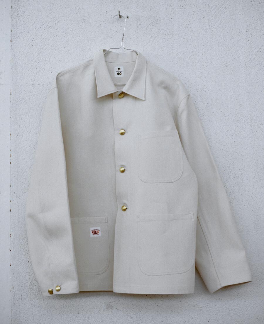 Off-white basketweave ‘41 jacket| Kidur
