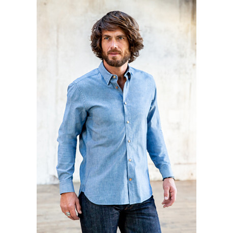 Chemise chambray italien