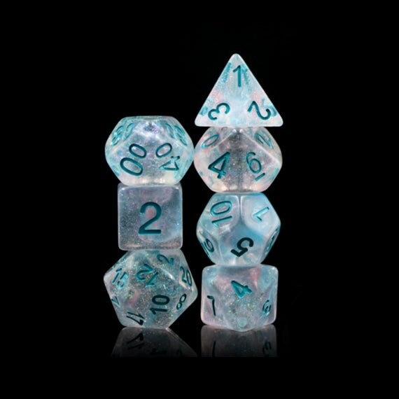 Dice set: Blue Ice