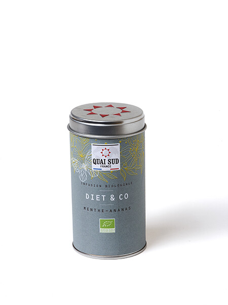 INFUSION BIO DIET & CO AROMATISÉE MENTHE ANANAS