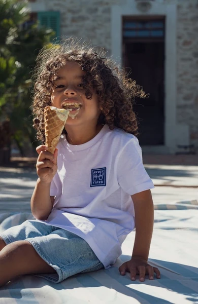 T-shirt Never Tired - Blanc - Les Raffineurs