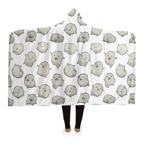 Ghibli The Boy and The Heron Warawara Hooded Blanket