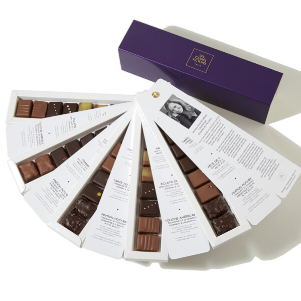 Nuancier 40 chocolats - Les Carrés Victoire