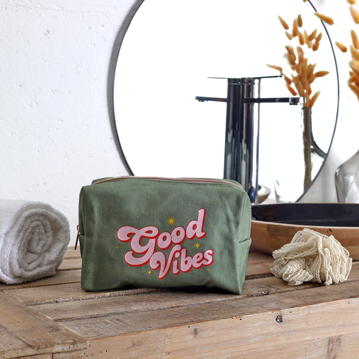 TROUSSE DE TOILETTE GOOD VIBES - La Chaise Longue