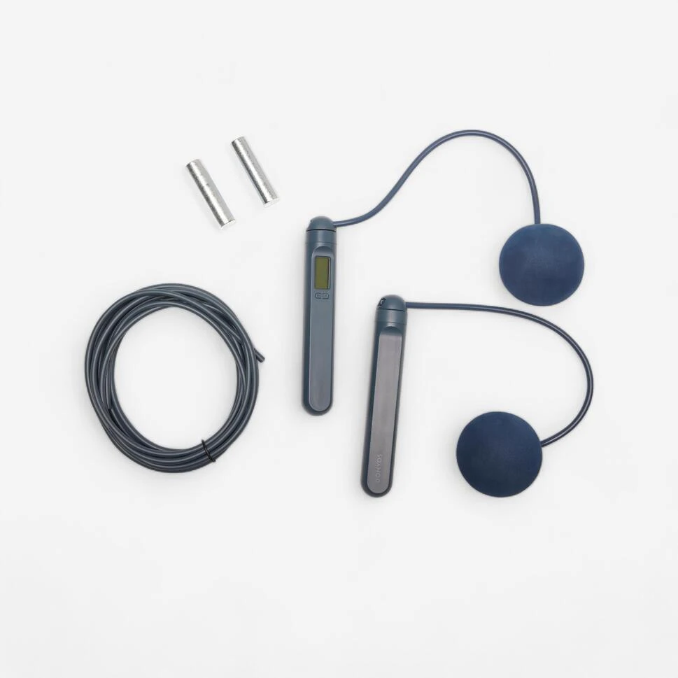 Corde à Sauter 800 avec Double Compteur - Noir