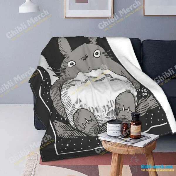 My Neighbor Totoro Blanket Super Soft HOT NEW 2022 - Ghibli Merch Store - Official Studio Ghibli Merchandise