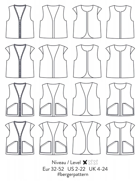 Patron Atelier Scämmit Gilet - Berger
