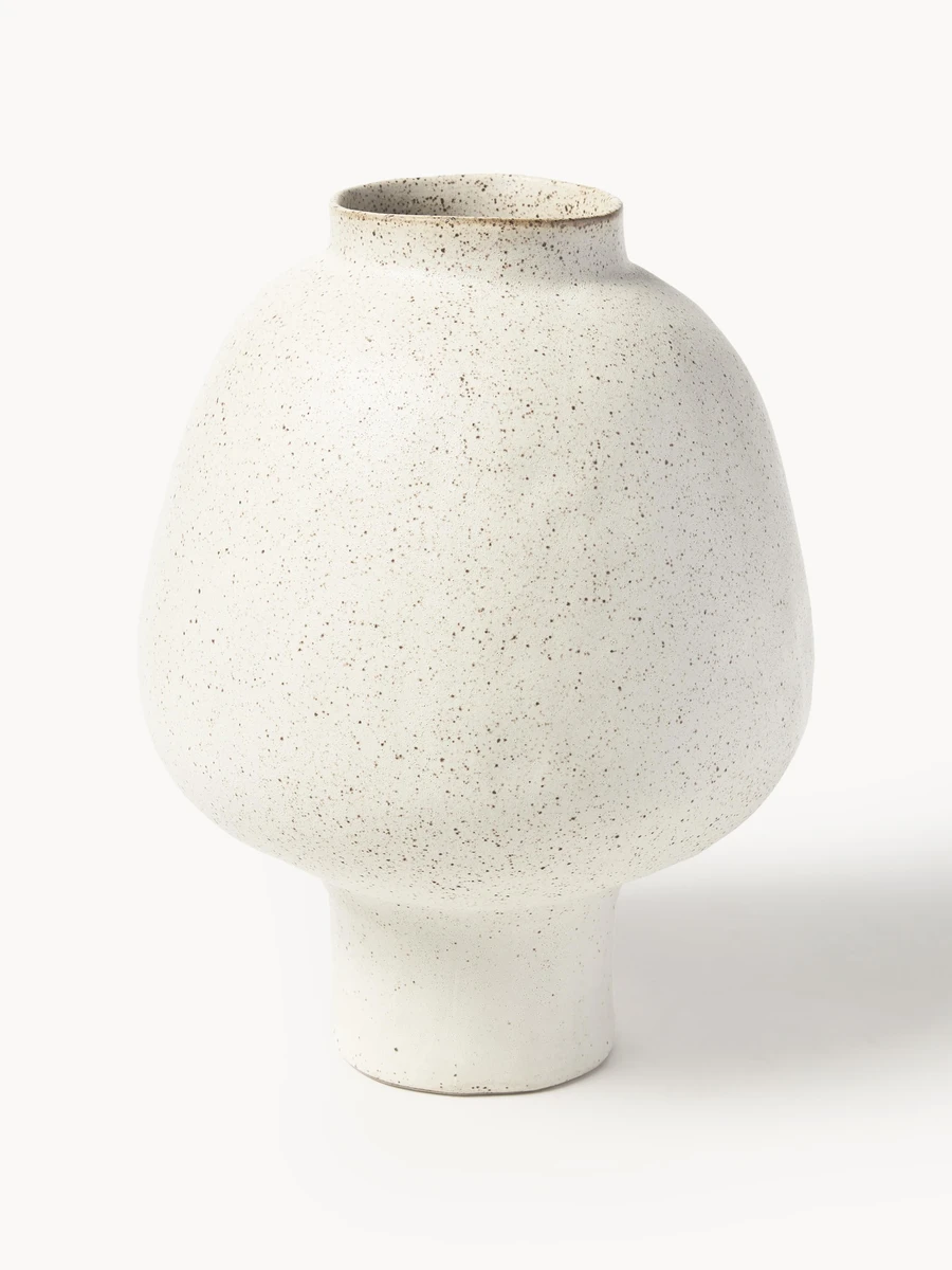 Vase artisanal en céramique Saki, haut. 32 cm