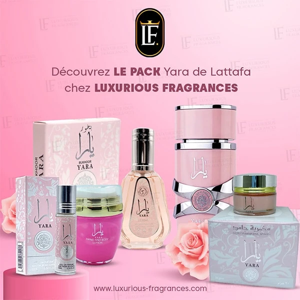 Pack Yara rose (6 produits) - Lattafa