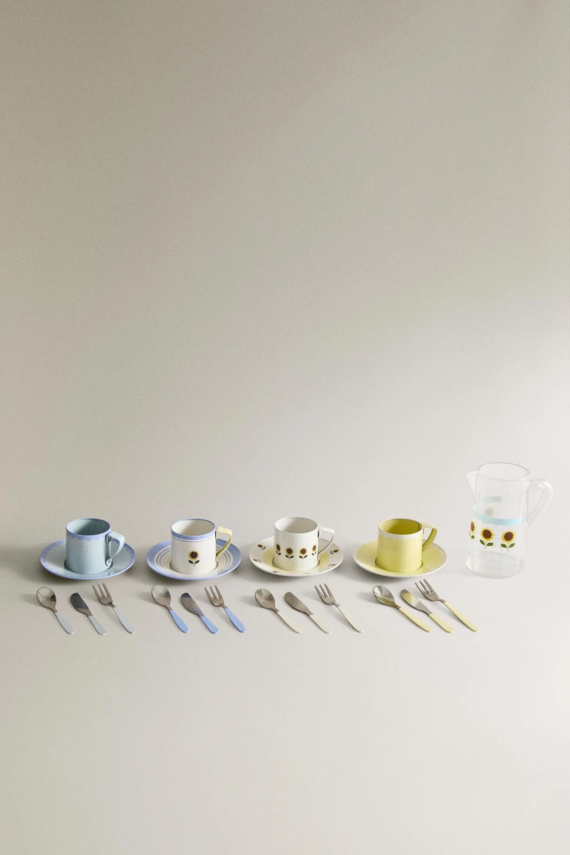 ENSEMBLE JOUET ENFANT VAISSELLE MÉTAL